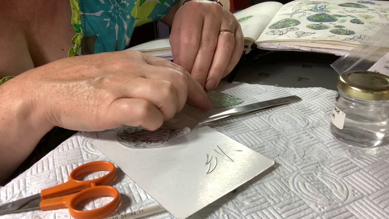 Forming the wires for cloisonné enamel pendant Part one