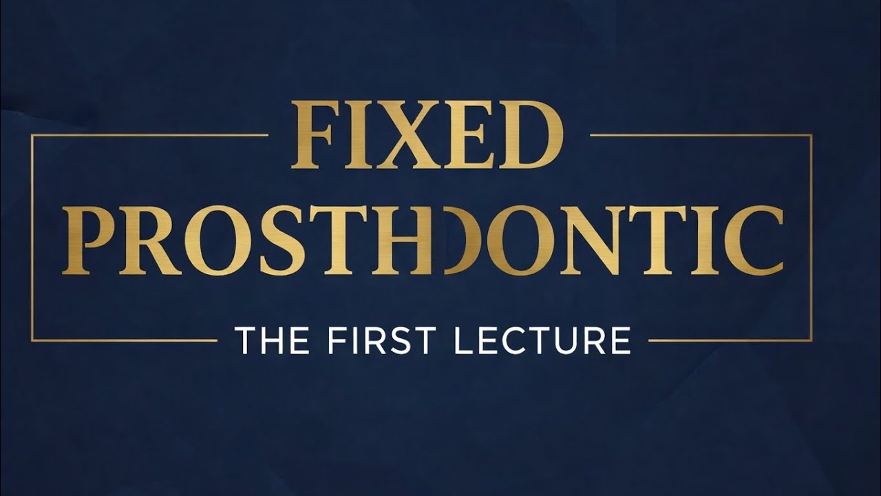 Terminology part 1 |  Full coverage crown  | Fixed prosthodontics 1 