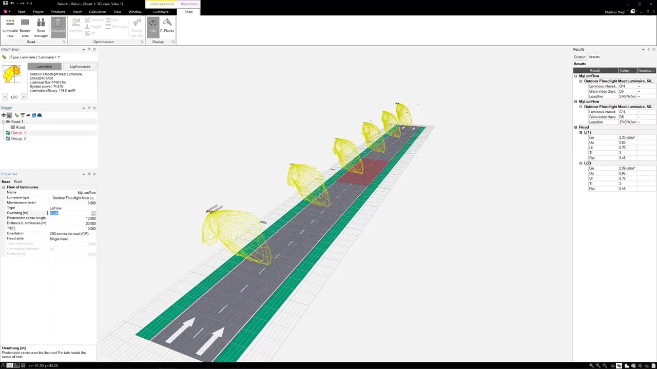 ReluxDesktop tutorial - Street lighting for beginners