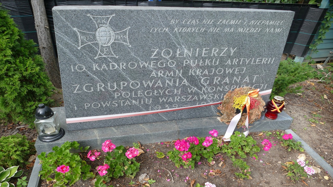 Pomnik (Płyta memoriałowa) żołnierzy Armii Krajowej Zgrupowania 