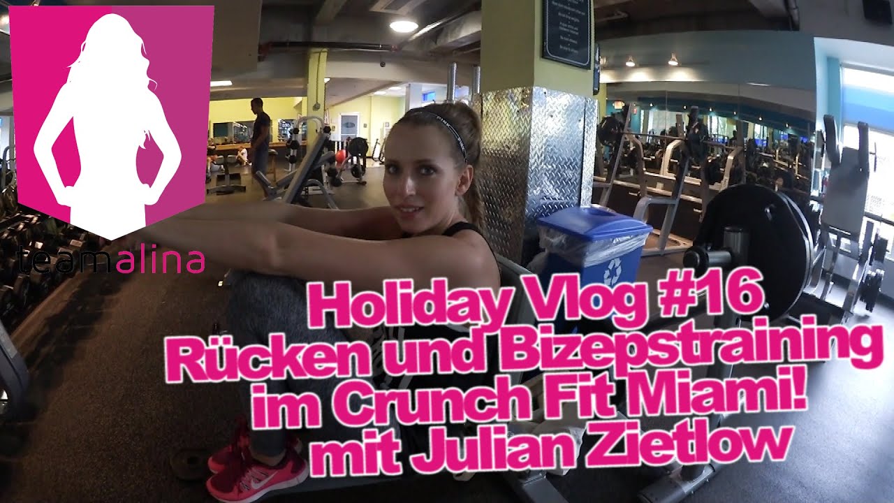 Rücken- und Bizeps-Training in Miami - Holiday Vlog 16 - Alina privat | www.size-zero.de
