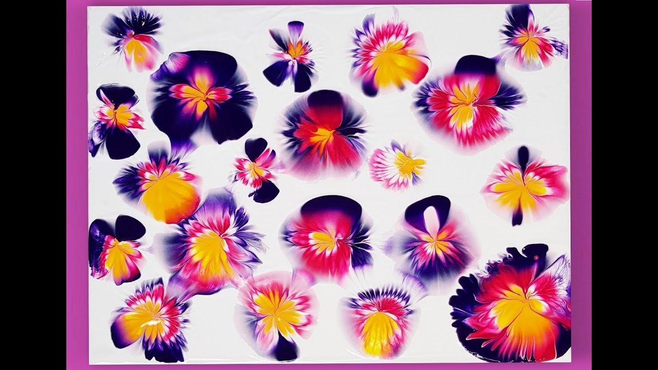 #248 Balloon Dip Smash In Yellow, Magenta And Purple