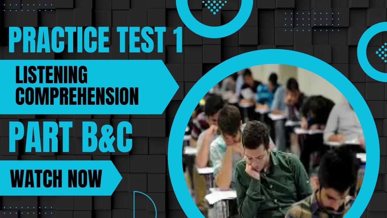 The Complete Guide to the TOEFL® Test Listening Comprehension Practice Test 1