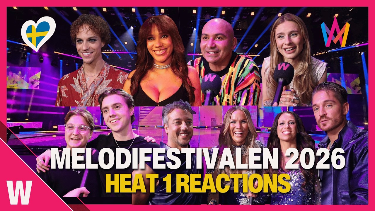 🇸🇪 Реакция участников первого отборочного тура Melodifestivalen 2026 после генеральной репетиции ...