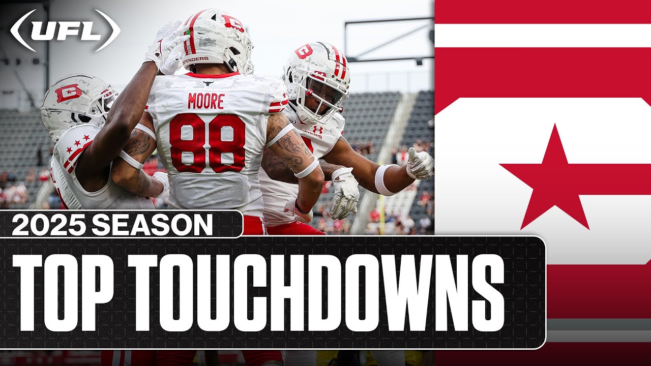 2025 Top Touchdowns from the UFL Champion DC Defenders | United Football League