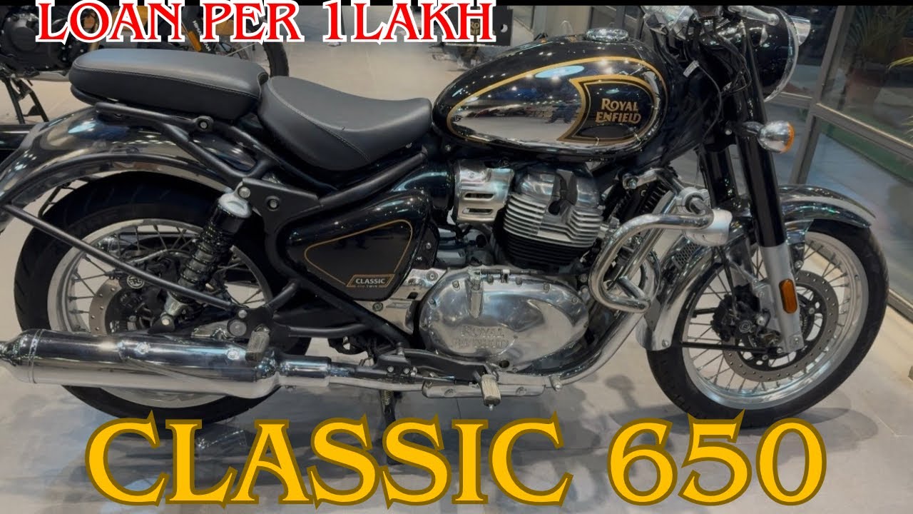Royal Enfield classic 650 Review & Loan Process #classic650 