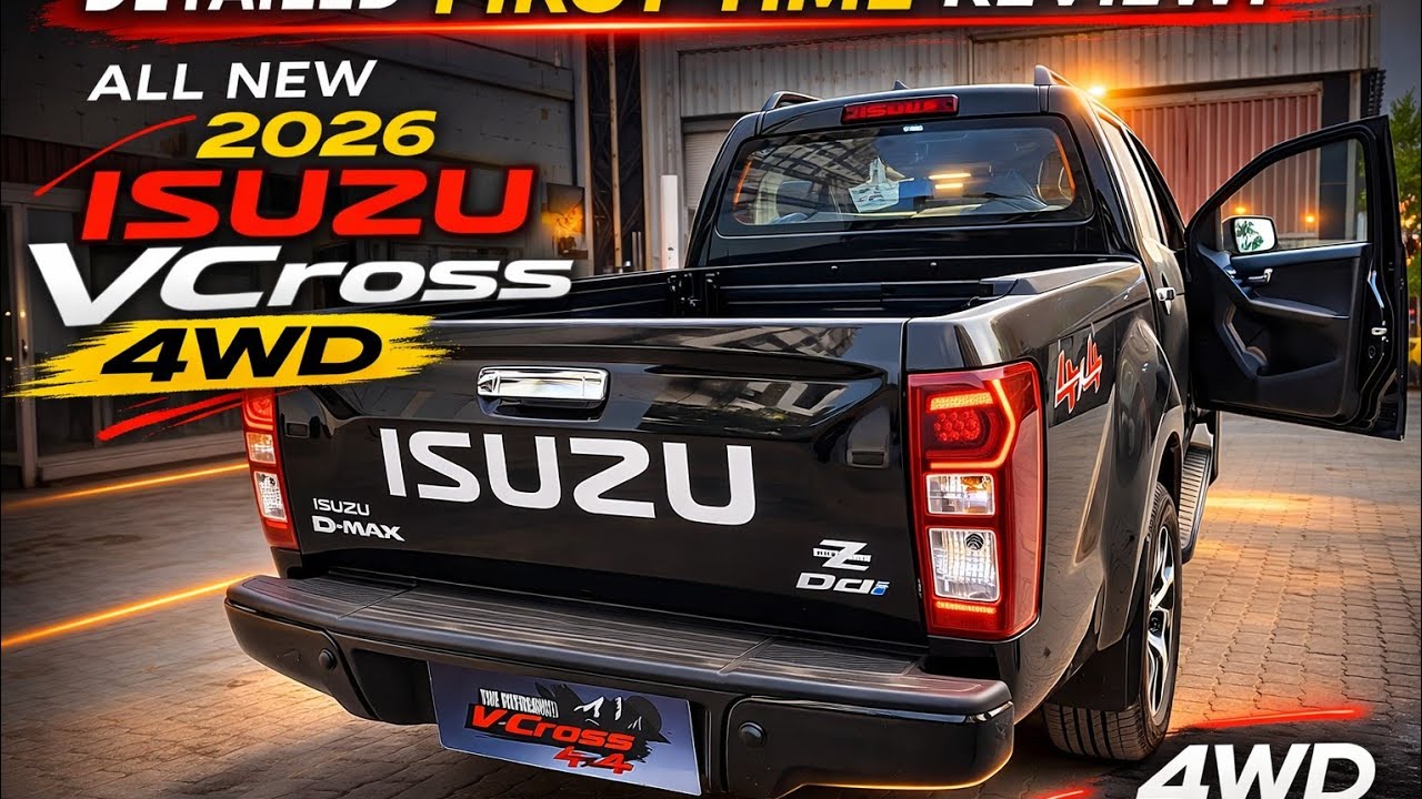 The All New 2026 Isuzu VCross 4WD Detailed Review Done first time in Northeast Buy or Not Buy