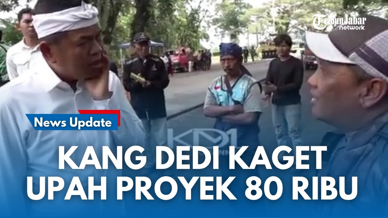 KANG DEDI MULYADI Bongkar Upah Murah Pekerja 80 Ribu Sehari, Padahal Proyek Jalan Triliunan