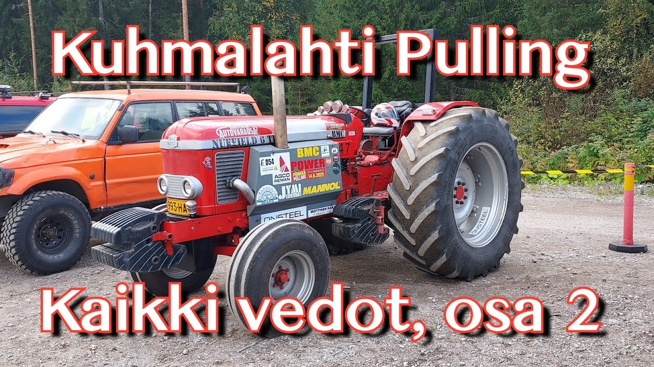 Kuhmalahti pulling 2025. Kaikki vedot osa2 !