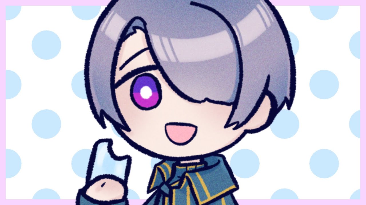 【手描き切り抜き】ŧ‹”ŧ‹”【弦月藤士郎/にじさんじ】