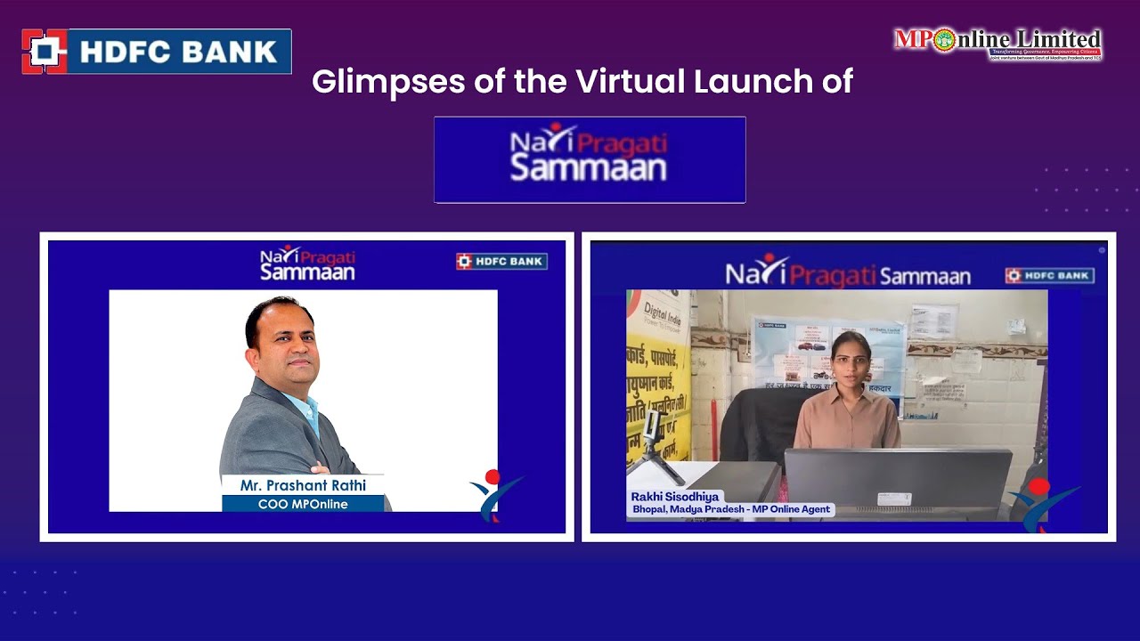 MPOnline Limited X HDFC Bank | Empowering Women Through Financial Inclusion