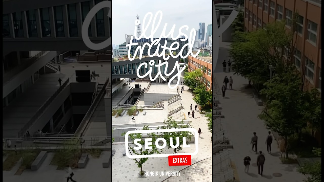 Illustrated City Seoul [EXTRAS]: Hongik University, College of Fine Arts, Seoul, South Korea #art