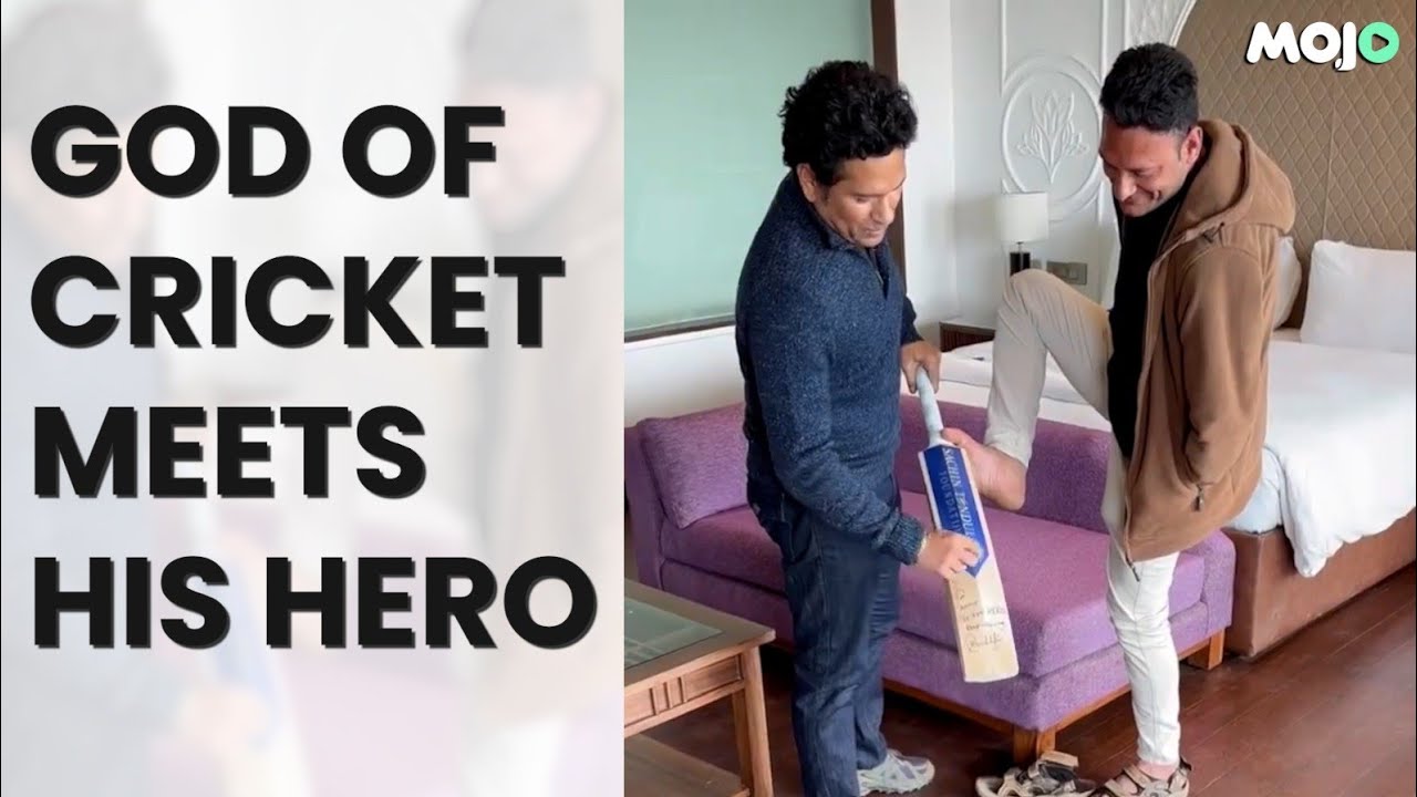Sachin Tendulkar Meets Amir, Kashmir's Armless Cricket Hero, Inspires With Gift & Embrace