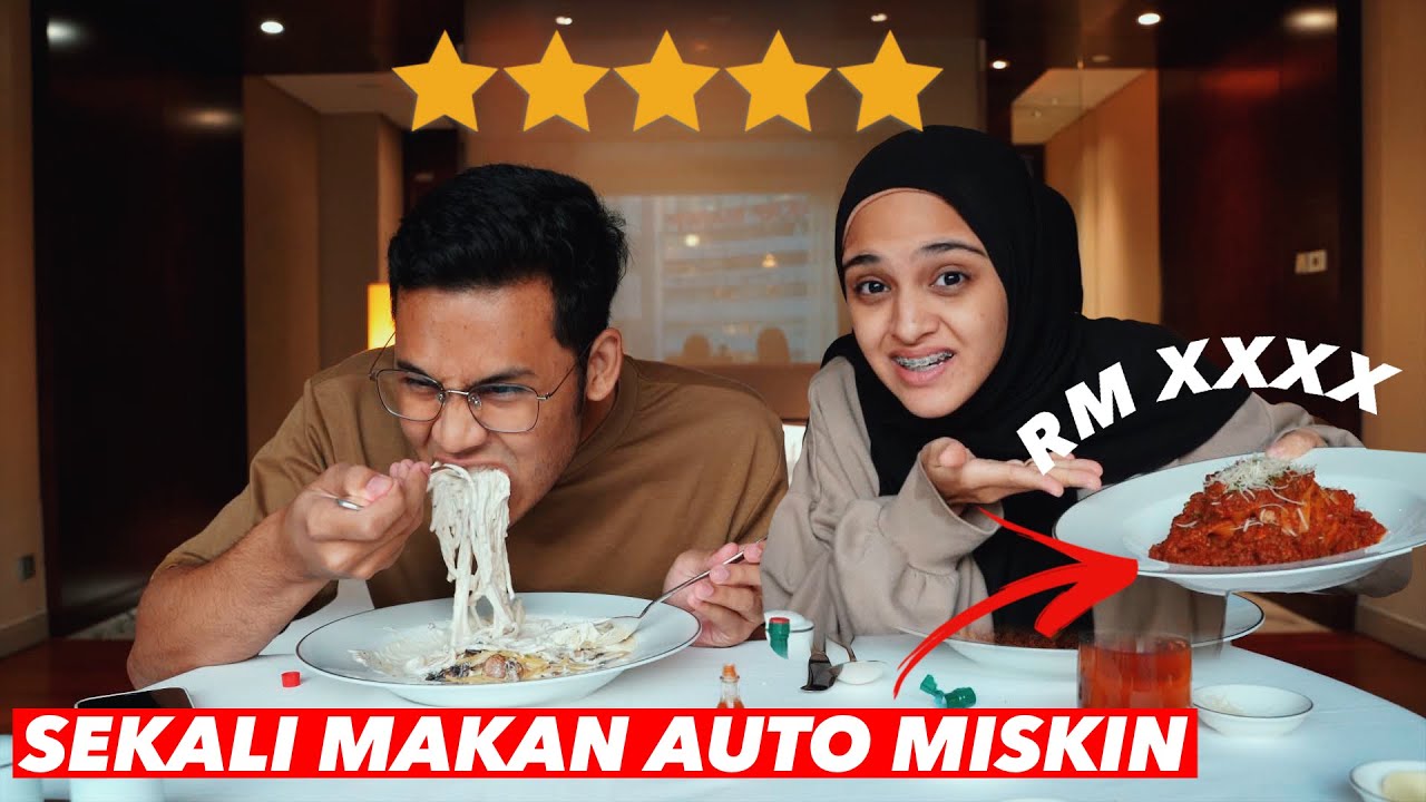 Aku try CRAZY EXPENSIVE food kat HOTEL 5 BINTANG!