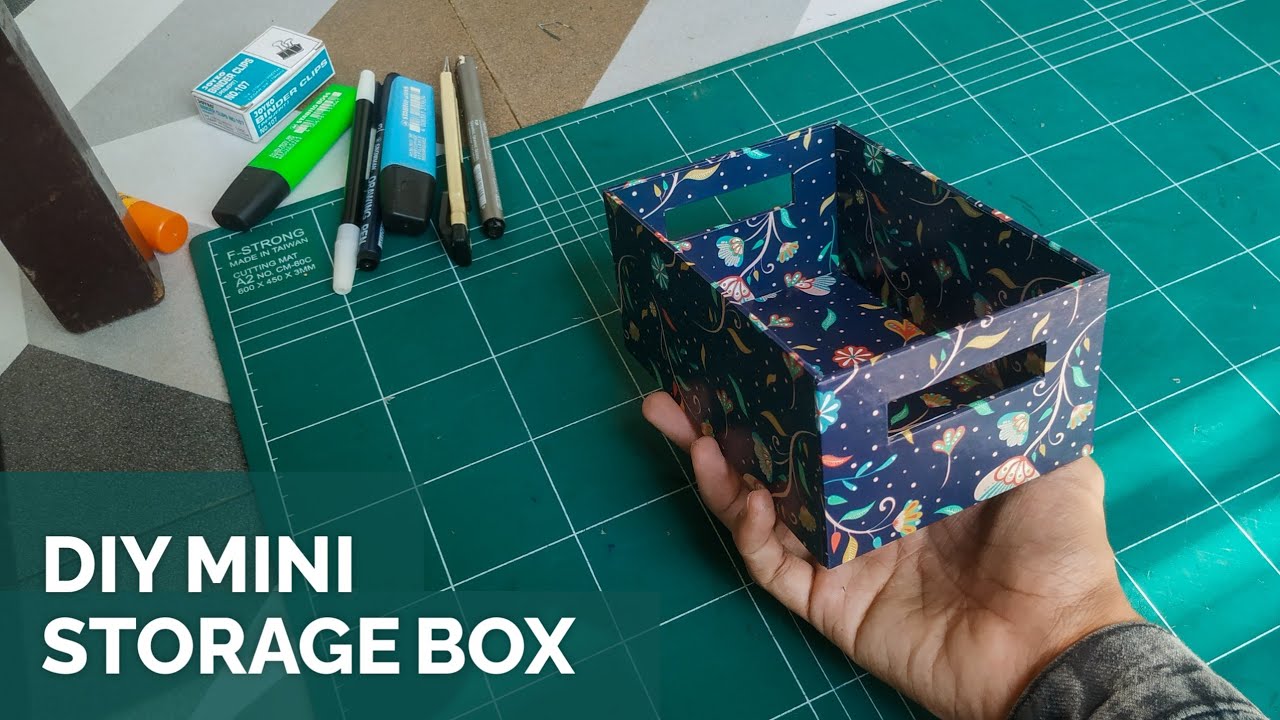 Membuat Kotak Penyimpanan Kecil - DIY Storage Box