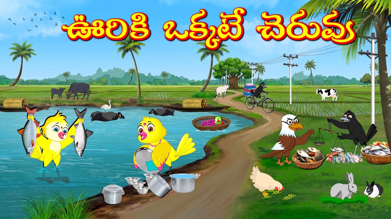 ఊరికి ఒక్కటే చెరువు | Telugu Moral Stories | Telugu Stories | Fairy Tales | Lucy Tv Telugu