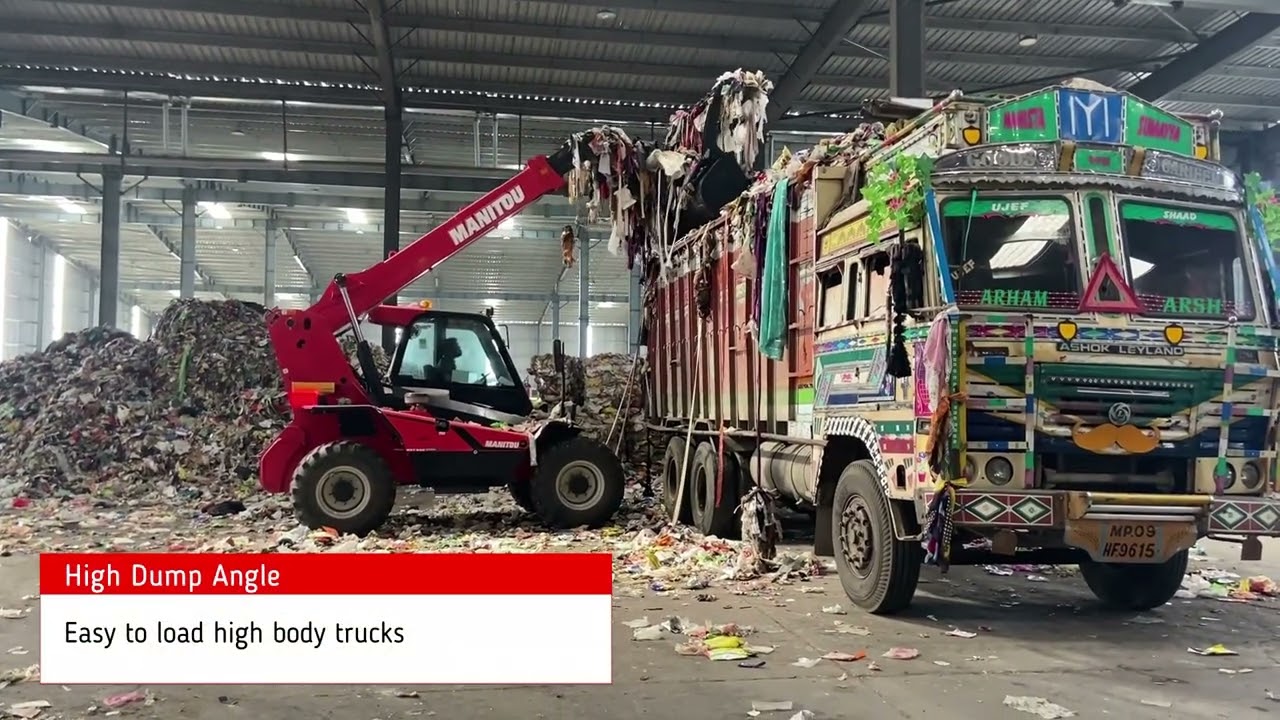 Manitou Telehandler for Waste Handling