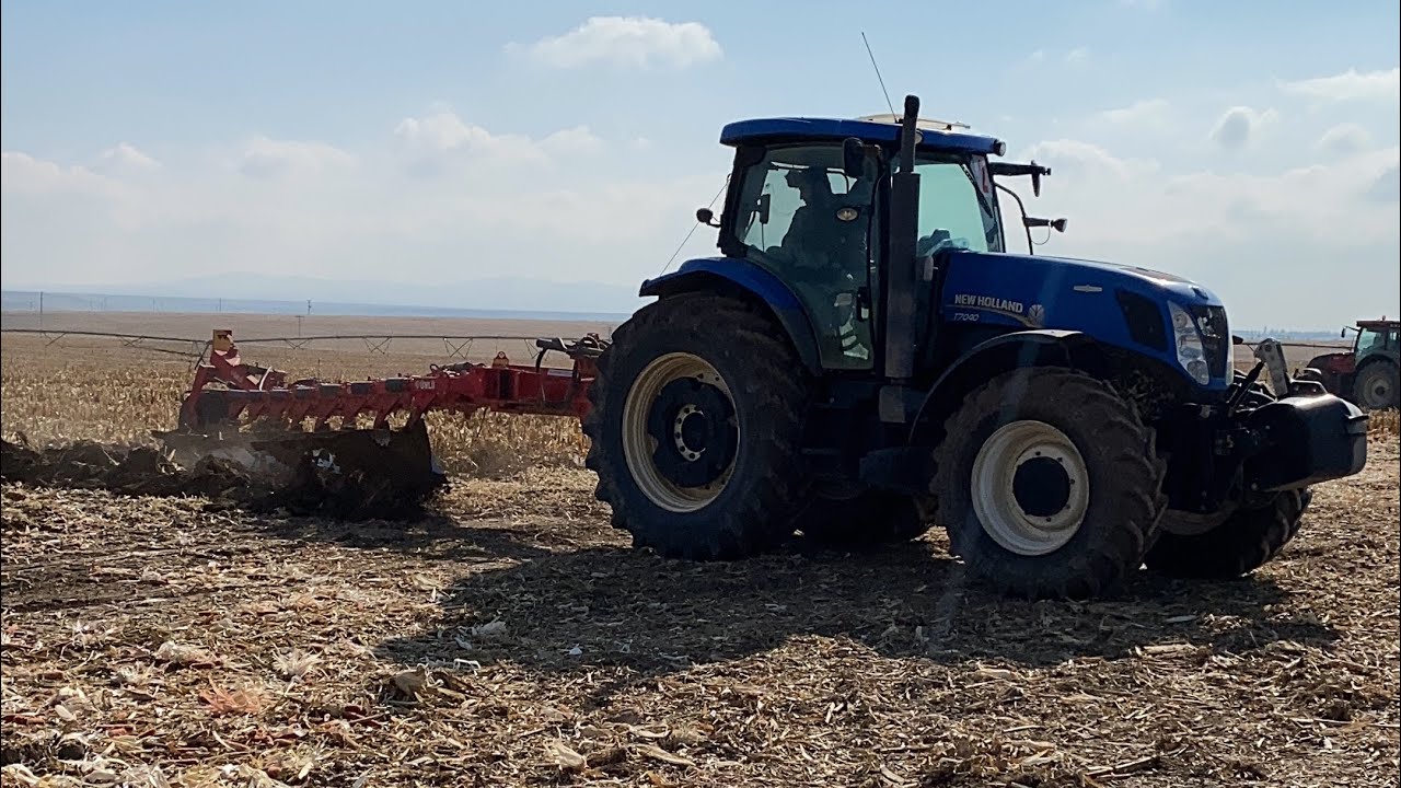 NEW HOLLAND T7040 &Uuml;NL&Uuml; 8&rsquo;Lİ GAZLİ PULLUK NADASI