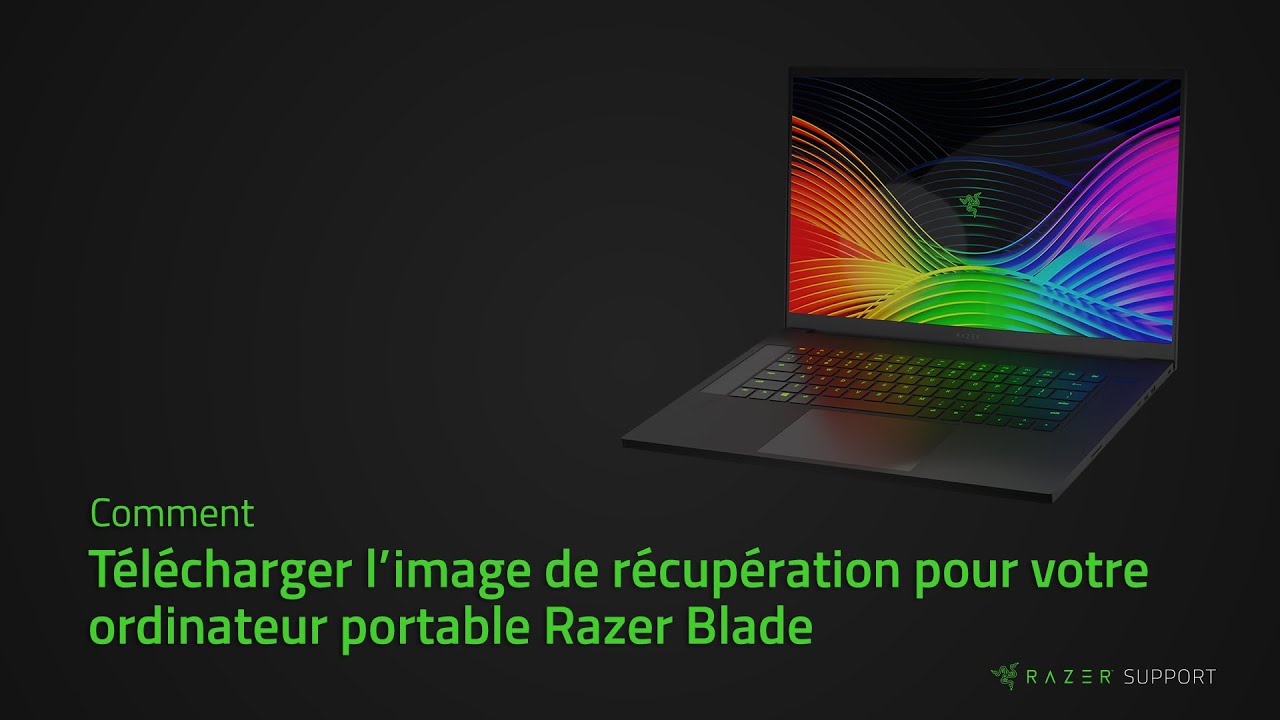 Comment télécharger l’image de récupération pour votre ordinateur portable Razer Blade