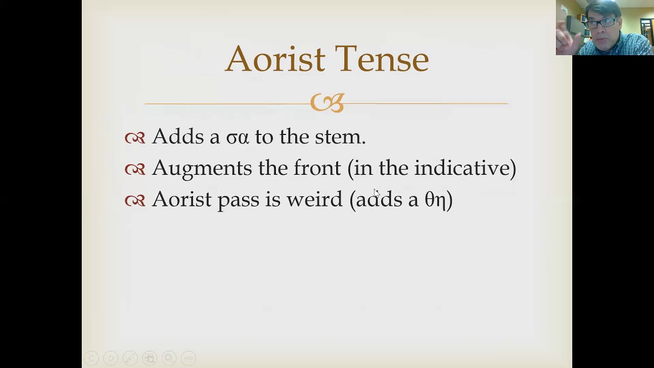 Greek Verbs 3 (basic tense forms)