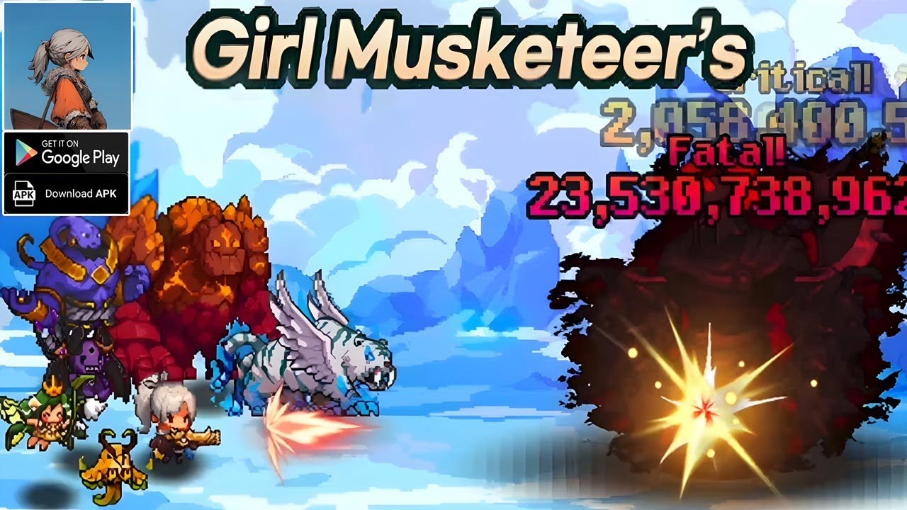 Girl Mustketeer Gameplay - RPG Android