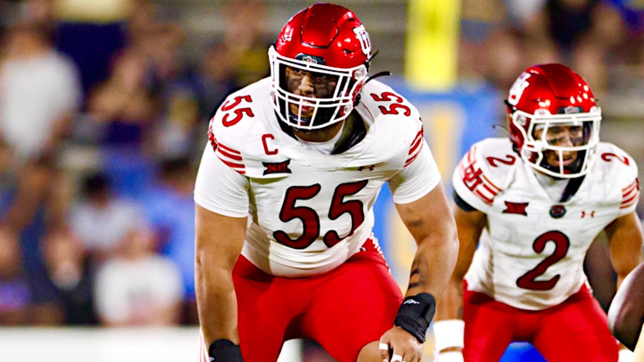 Spencer Fano Full College Football Highlights💥| Utah Right Tackle | NFL Draft Film