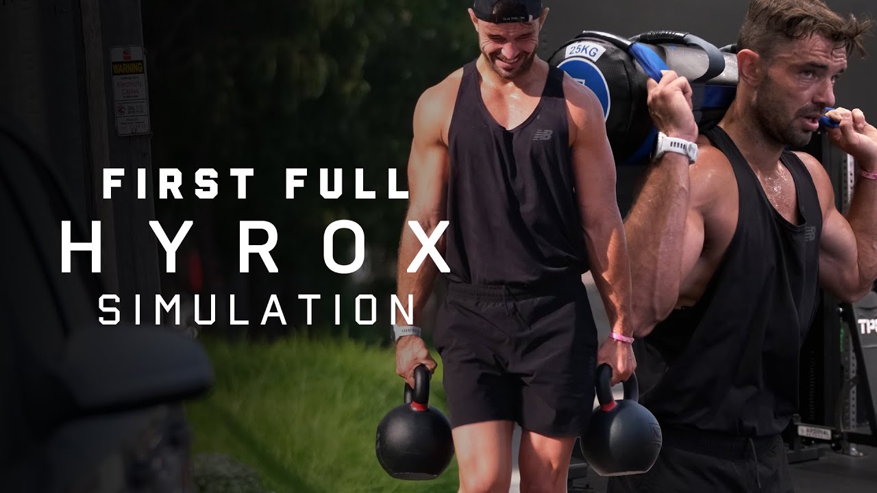 MY FIRST FULL HYROX SIMULATION 🏆 // HYROX TRAINING PREP EP. 3