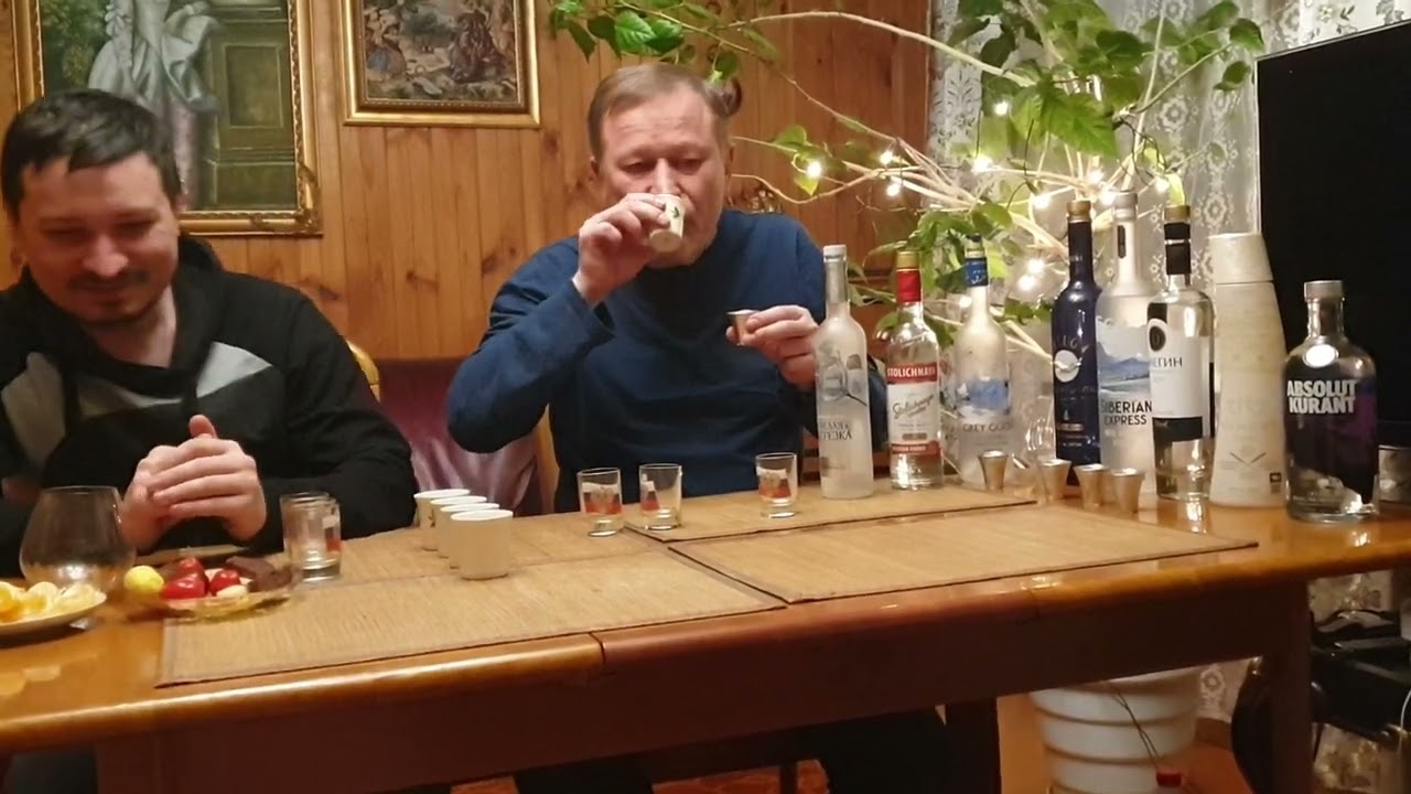 Часть 2. Слепая дегустация водка Белуга, Сибирский экспресс, Онегин, Мамонт, Абсолют