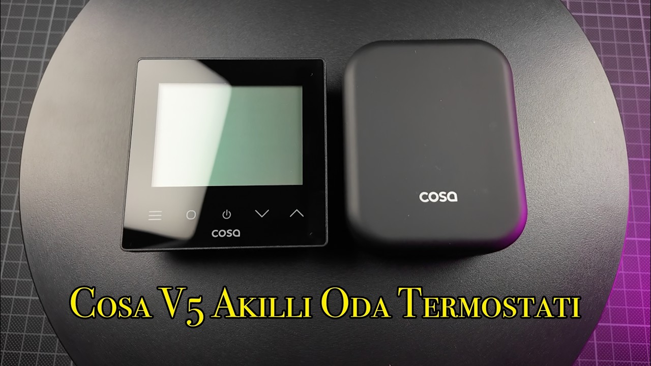 Распаковка и обзор умного комнатного термостата Cosa V5 | Код скидки
