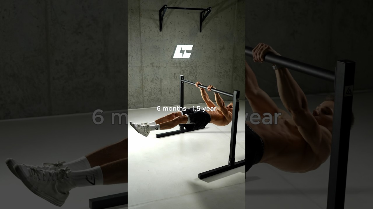 Realistic time to achieve calisthenics skills ✅ #calisthenics #streetworkout