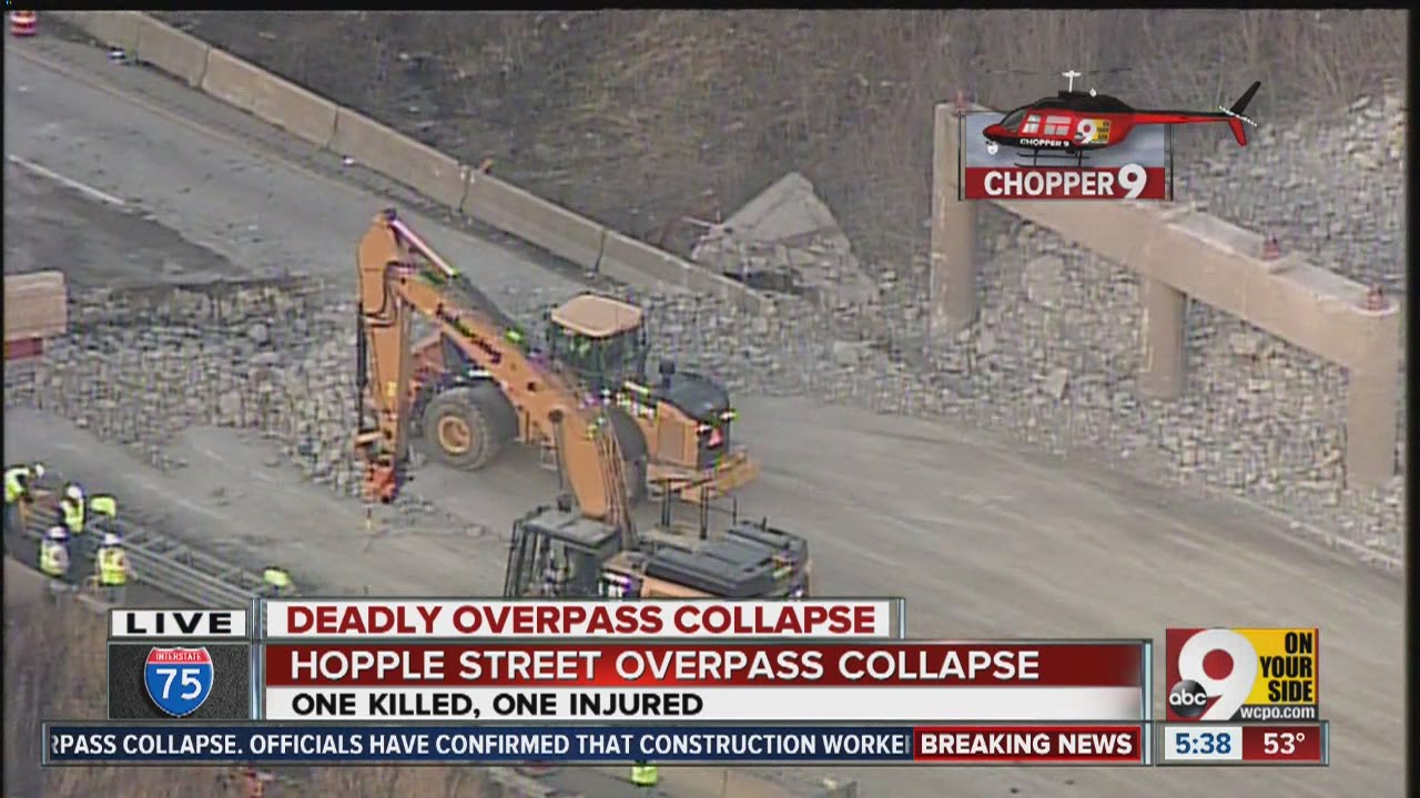 Chopper 9 Exclusive: Overpass cleanup : I-75 Collapse