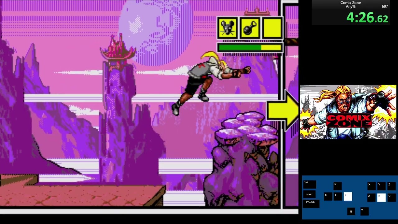 Comix Zone Speedrun any% 10:16