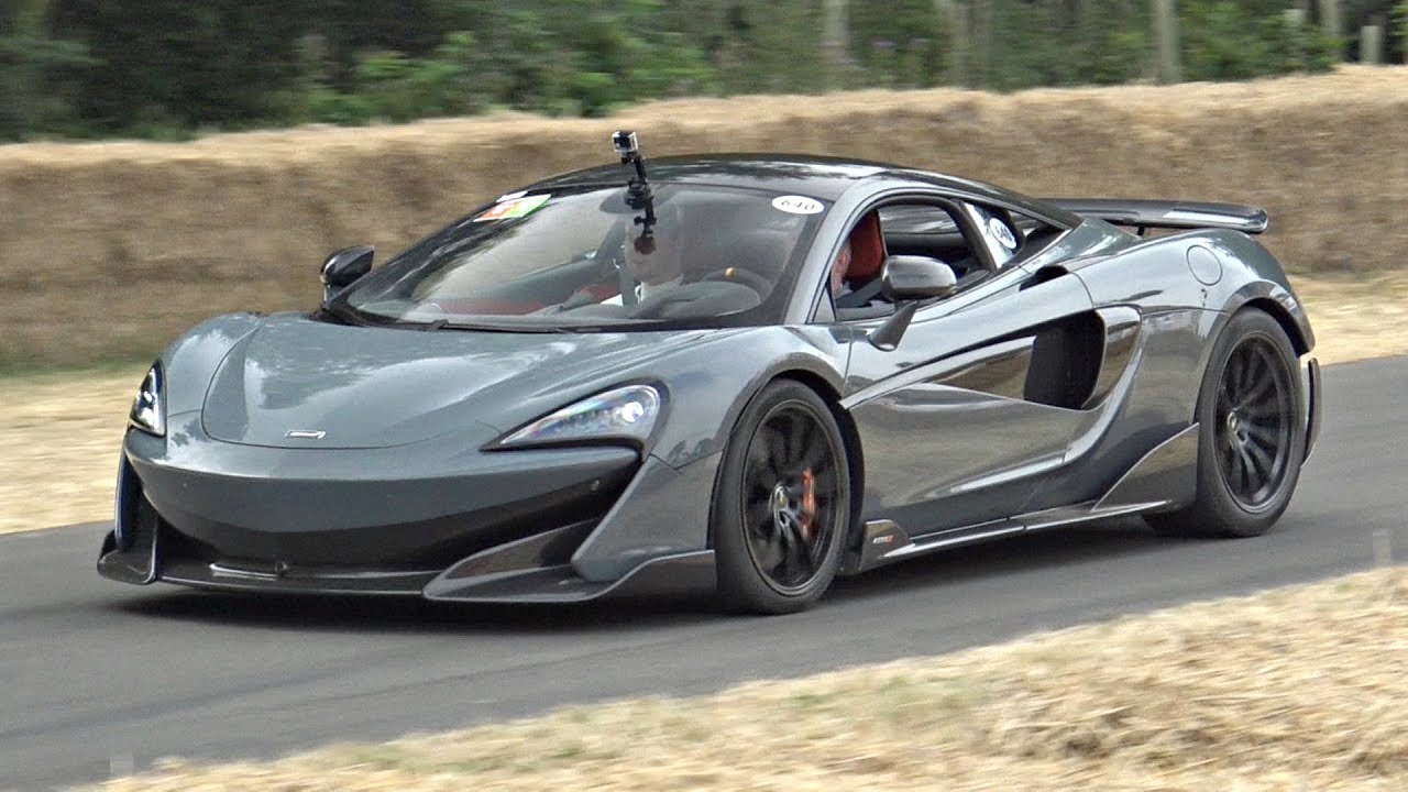 NEW McLaren 600LT Exhaust Sound! - Launch Control, Burnout, Accelerations & More @ Goodwood FOS!