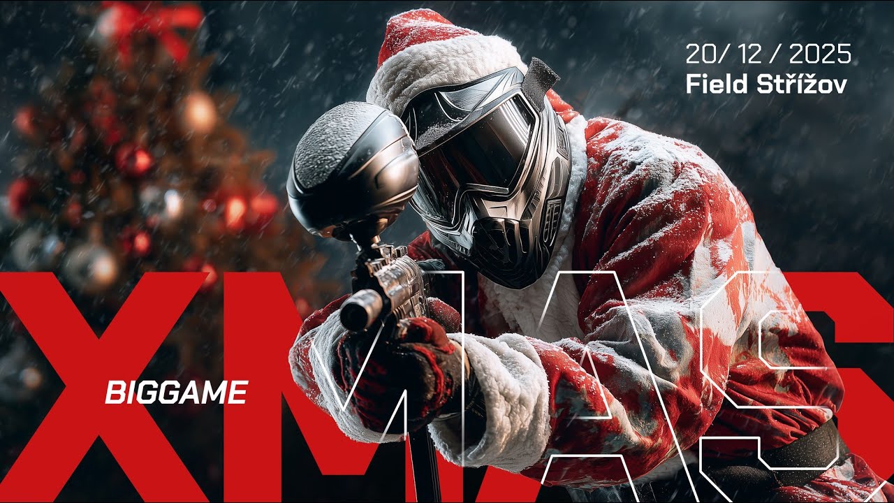 XMAS BigGame Paintball Arena Cheb - EMF200 gameplay / HS Projectiles