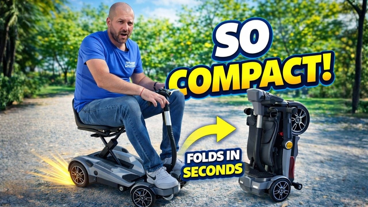 Настолько компактный, что поместится где угодно! Тест-драйв EV Rider Transport 4M на открытом воз...