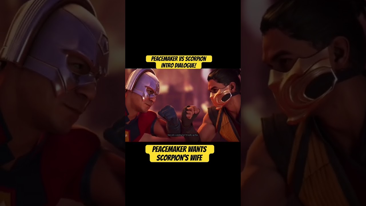 Peacemaker vs Scorpion Intro Dialogue! | Mortal Kombat 1