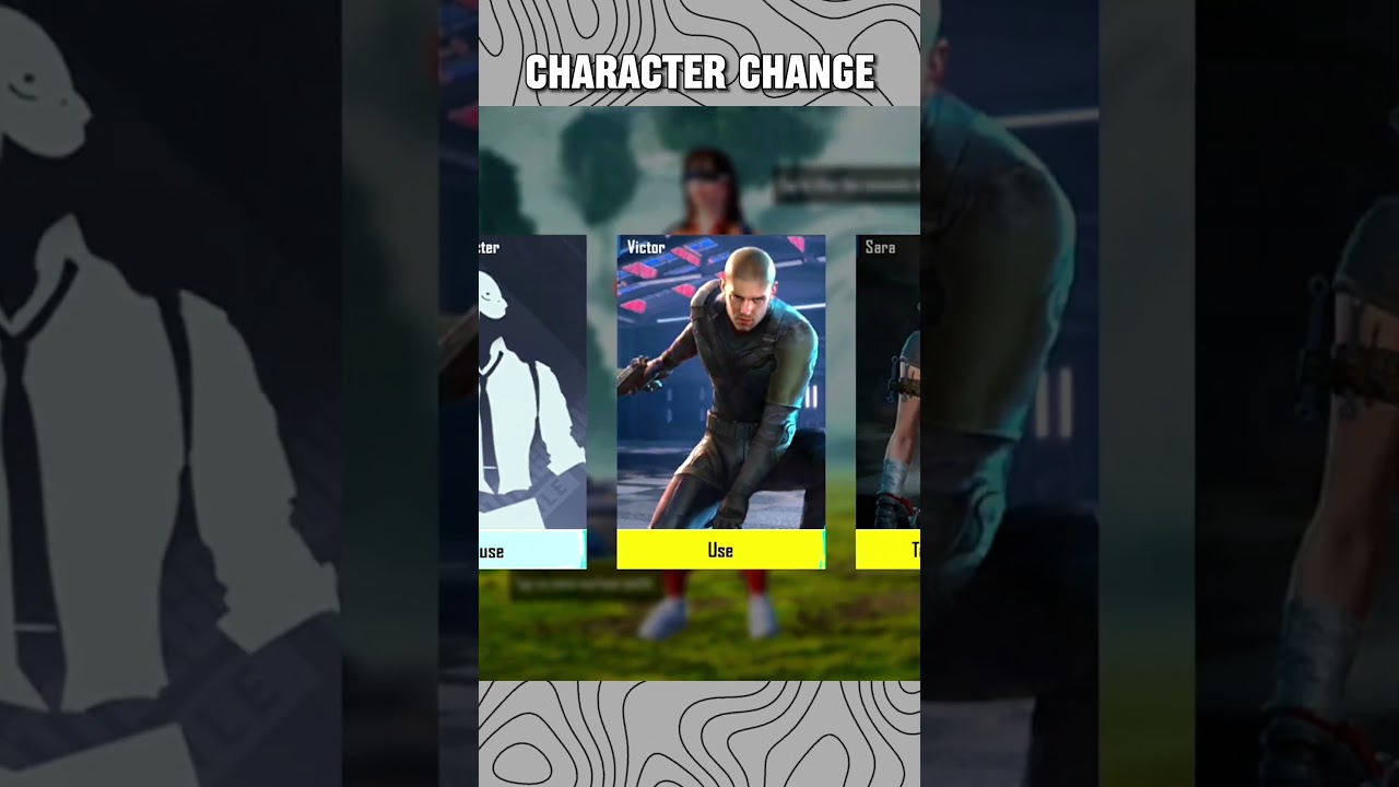 Changing Character In BGMI Or Pubg || #bgmi #pubg