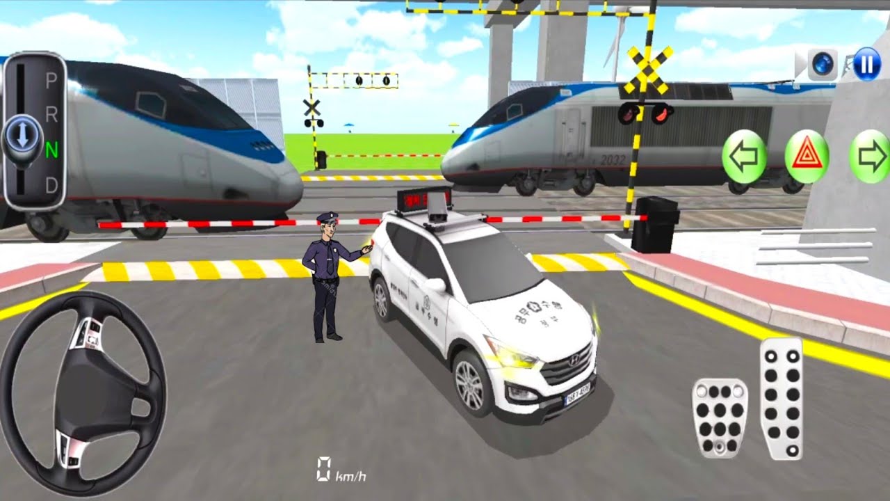 New Sedan Kia Enforcement Car vs Mercedes Bullet Train Racing - 3D Driving Class - Android Gameplays