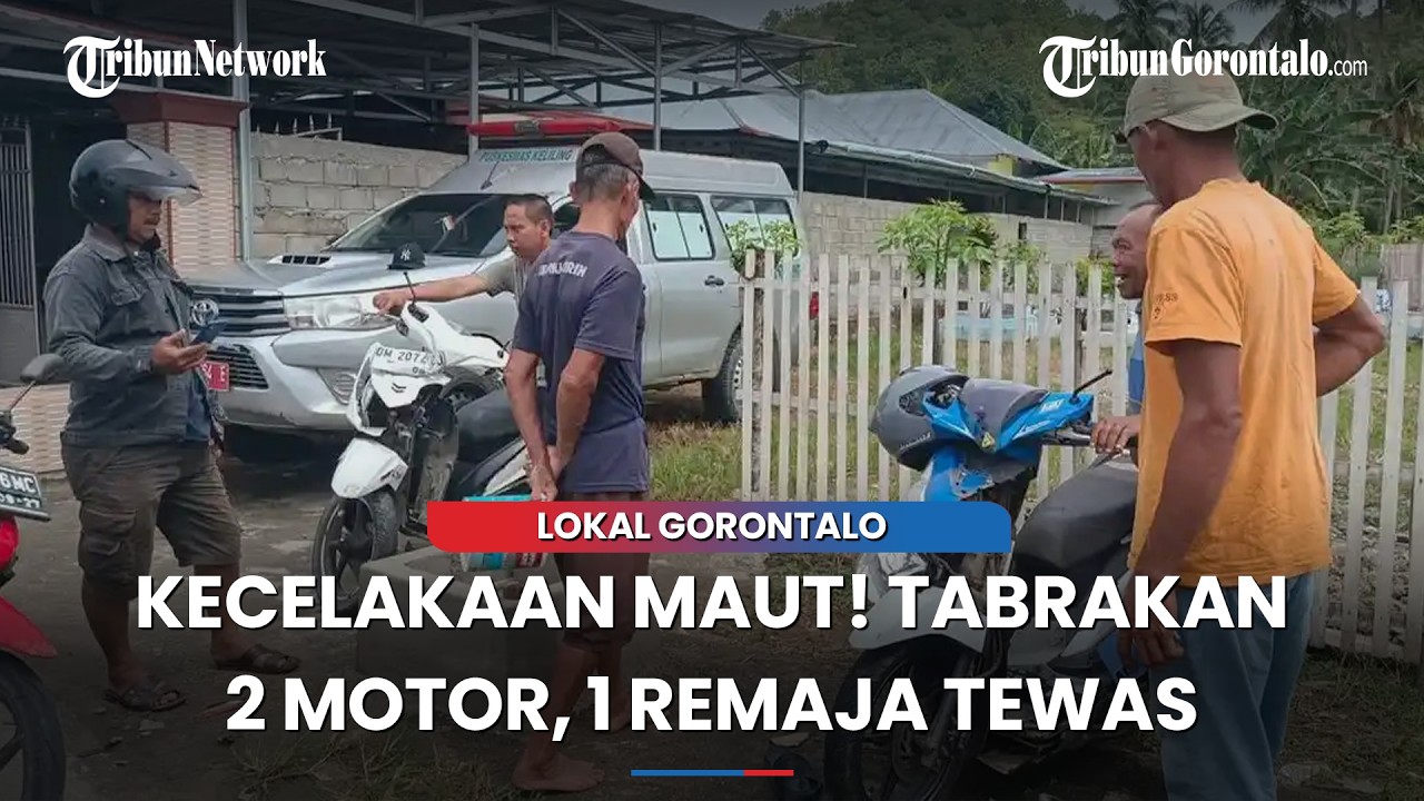 Identitas Korban Tewas Tabrakan Dua Motor di Talumopatu Gorontalo Terungkap, Kejadian Dini Hari