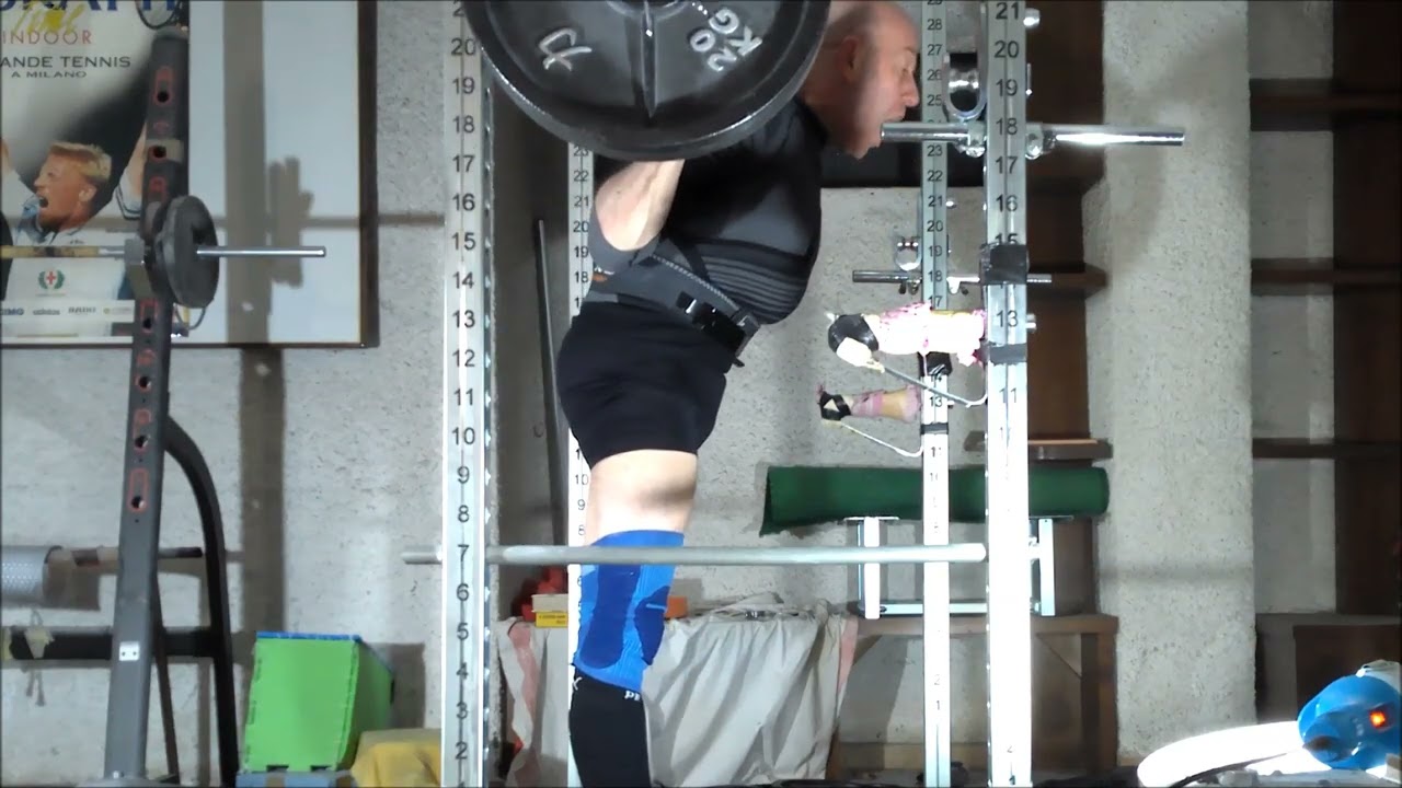 Squat  6x8x100kg 6°