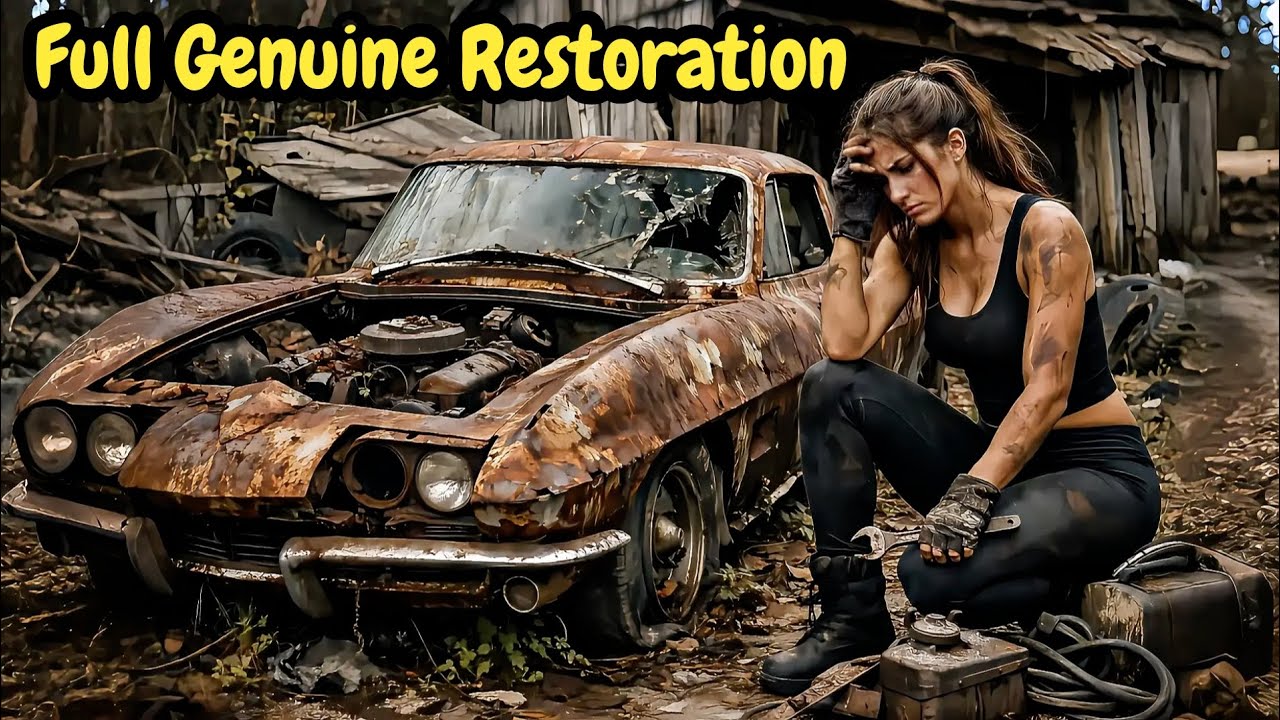 Restoring a Rusted 1963 Corvette Stingray: Abandoned Car Restoration with Mechanic