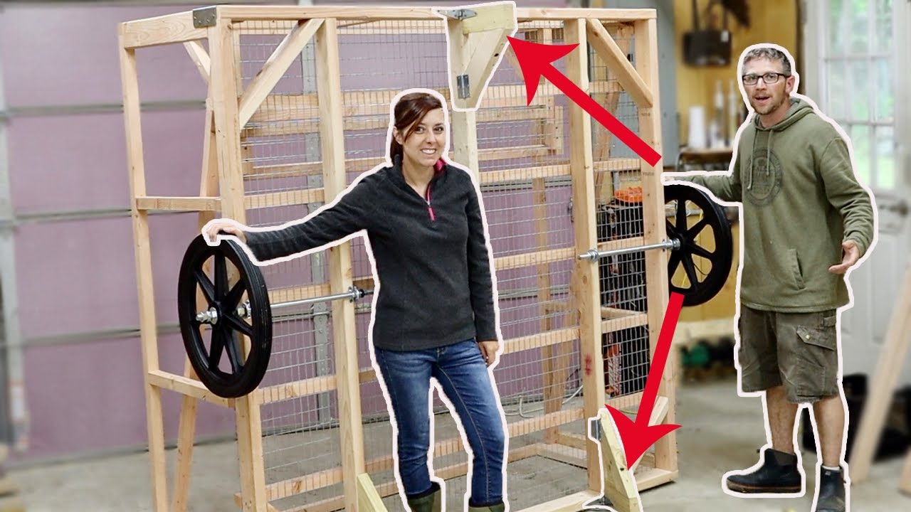 These UPGRADES will Make THIS the BEST Mobile CHICKEN COOP!