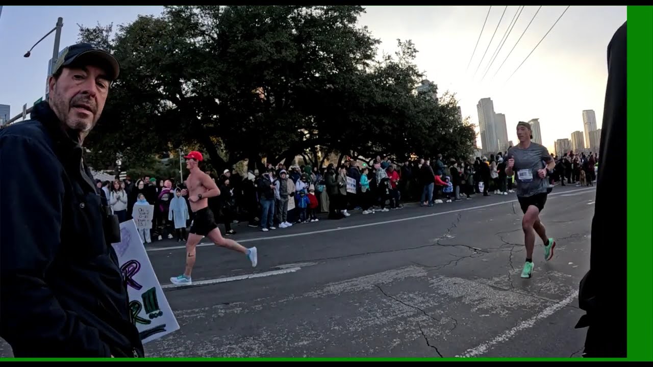 2025 Ascension Seton Austin Marathon. Halfway point for 1/2 Marathon. Part I of II