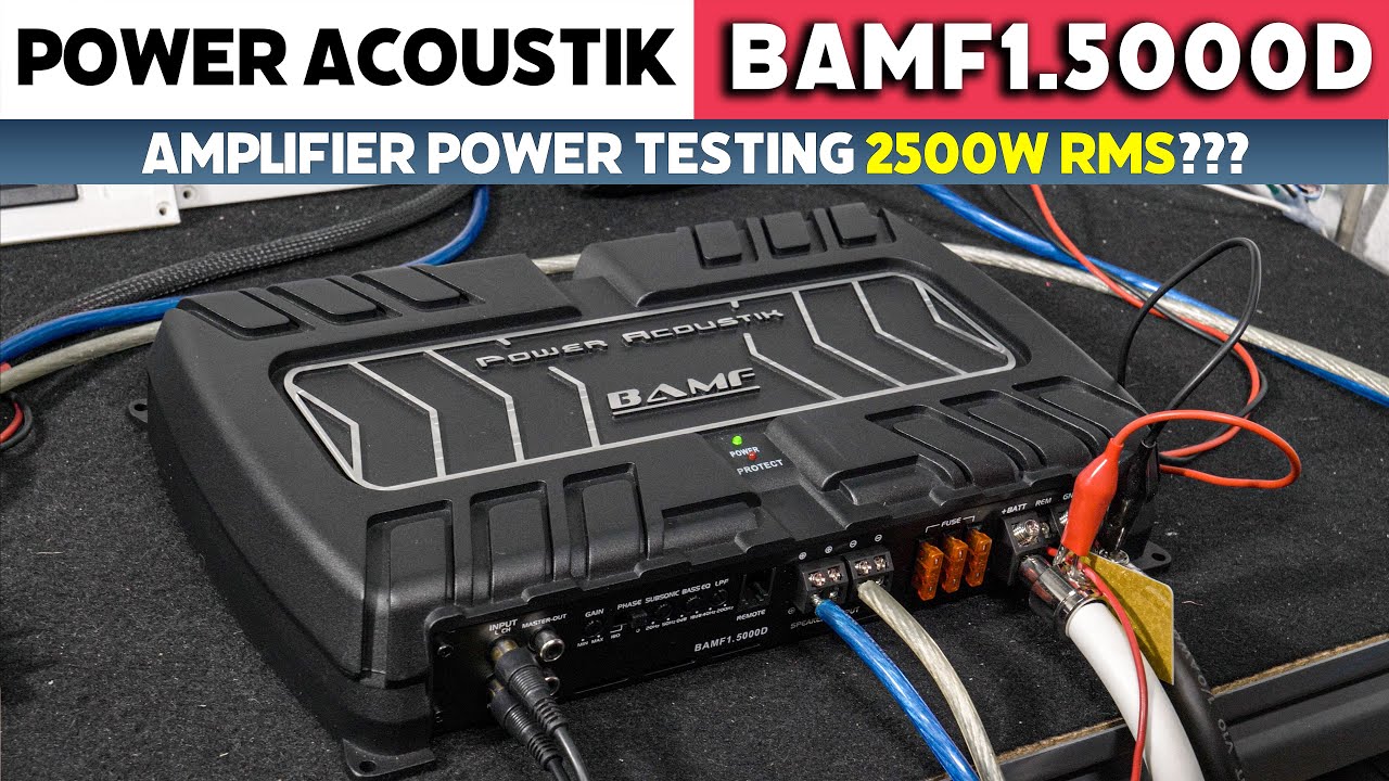 Power Acoustik BAMF1-5000D - Тестирование мощности!!!!
