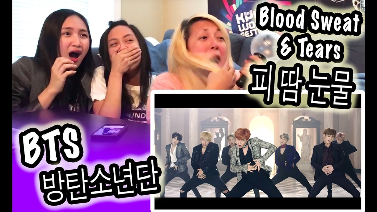 [РЕАКЦИЯ KPOP] BTS — КРОВЬ, ПОТ, СЛЕЗЫ