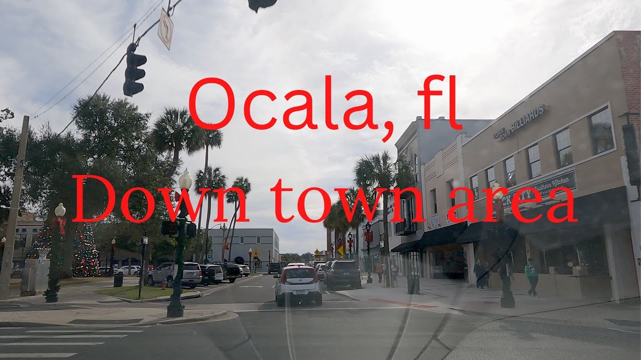 Downtown - Ocala, FL - Driving - #restaurant #downtown #aroundocala  4K