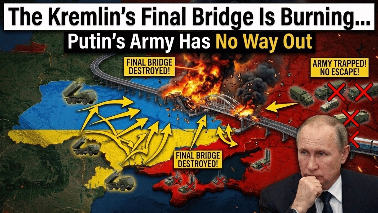 Последний мост Кремля горит... Армии Путина некуда бежать