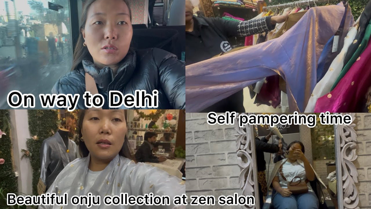 A short visit to Delhi||solo travel||great experience at Zen salon MT||TibetanVlogger