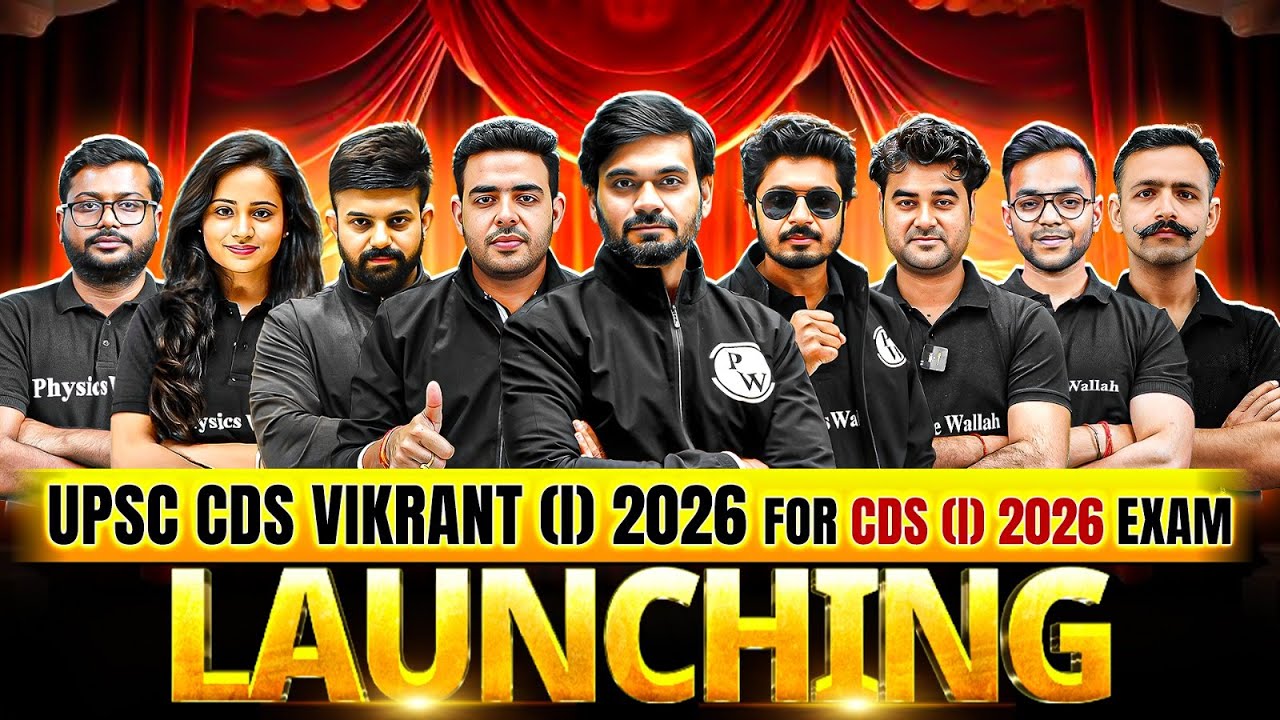 Launching CDS Vikrant 2026 Batch For CDS 1, 2026 Exam on @CDSWallahbyPW | CDS Exam 2026 Strategy