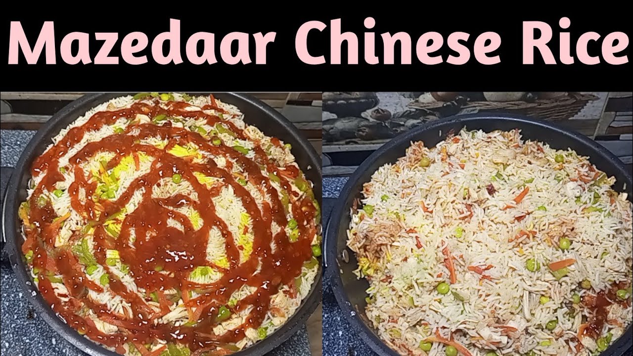 Chinese Biryani Recipe | Chinese & Vegetable Fried Rice Restaurant Style | Maza Special Food Secret
